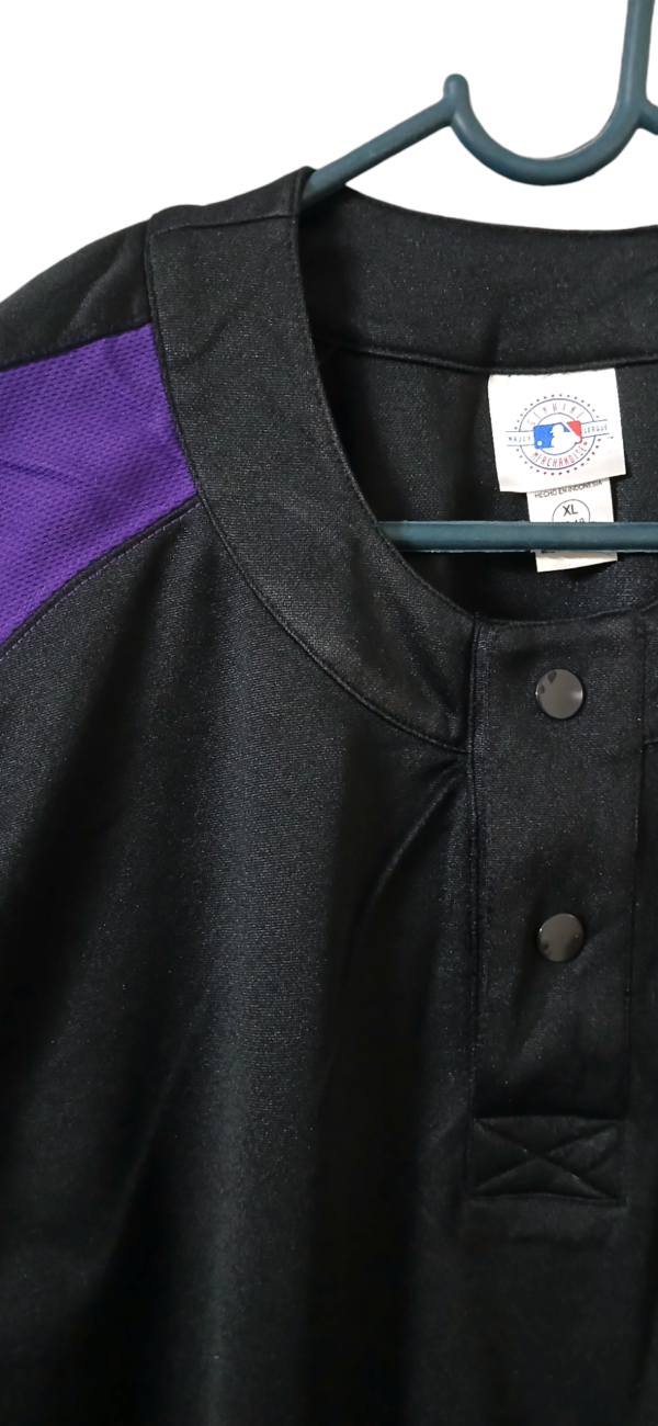 original men's major league brand (active wear embroided logo bassball jersey) - Image 3