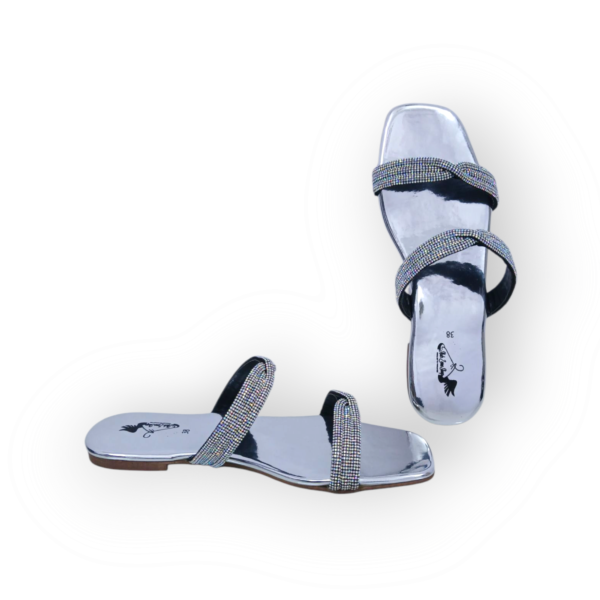 SIVER FLAT CHAPPAL