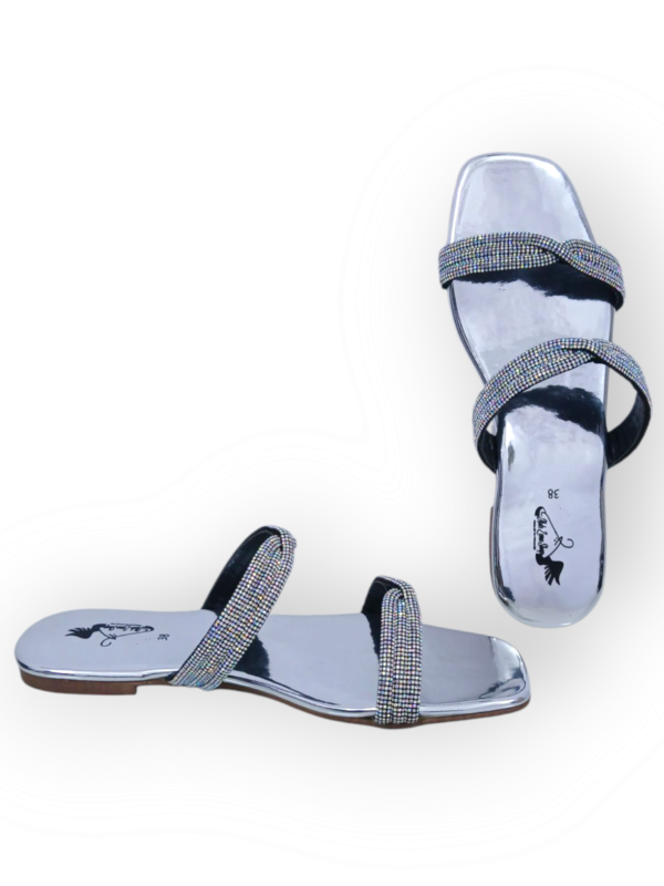 SIVER FLAT CHAPPAL